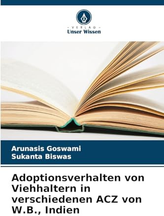 Adoptionsverhalten von Viehhaltern in verschiedenen ACZ von W.B., Indien