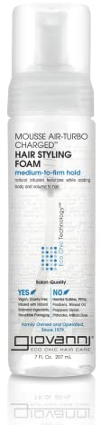 Giovanni Cosmetics Mousse Hair Styling Foam, 271 g