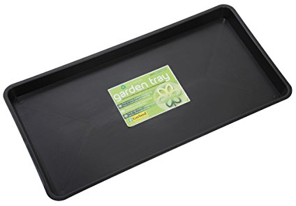 Garland Maxi - Bandeja de jardín (12 L), 79 x 40 x 5 cm, color negro