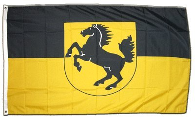 Flagge Deutschland Stadt Stuttgart - 90 x 150 cm