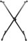 Axus KXS01 Rocket Height Adjustable Portable Folding Keyboard Stand - Folds Flat - Black