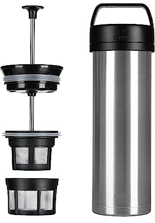 Espro 17678 Ultralight Coffee Press, Vacuum Insulated, Stainless Steel, 16 oz (Brushed), Edelstahl