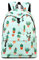 Inwagui Mädchen Schulrucksack Laptop Rucksack Schultaschen Damen Freizeitrucksack aus Polyester Kinderrucksack Schulranzen - Kaktus