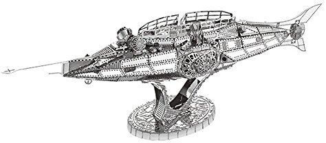 Moutu 2018 3D-Puzzle aus Metall, Motiv: Nautilus U-Boot, Modell-Kits C12202, 3D-Laserschnitt, Puzzle-Spielzeug