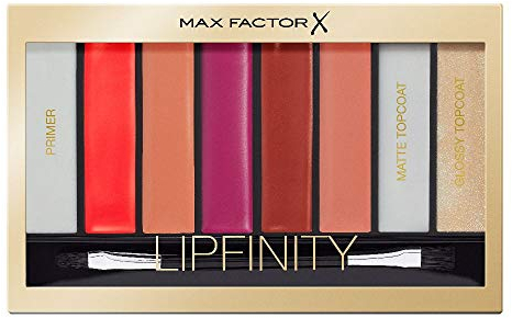 Max Factor Max Factor Lipfinity - Tavolozza di design, rosa, 4 g X