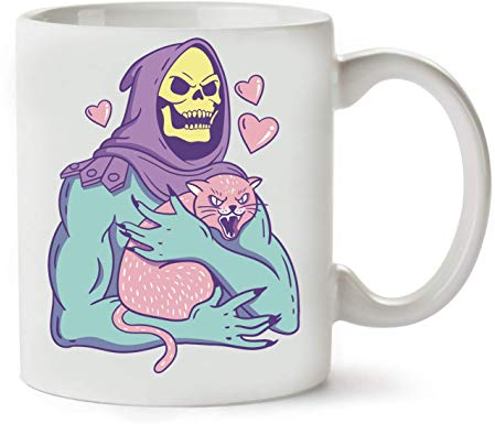 BakoIsland Skeletor's Cat Artwork Klassische Teetasse Kaffeetasse