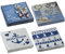 Bada Bing 4er Set mit 80 Stück Servietten Maritim - Heimathafen Schriftzug Motiv Meer - Papierservietten mit Spruch Weiß Blau 4-Fach Sortiert Tisch Deko 19