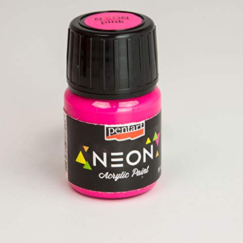 Pintura acrílica decorativa (30 ml), color rosa neón 16478