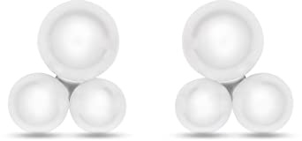 FAVS FAVS Damen-Ohrstecker 925er Silber Süßwasserperle