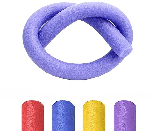 Laeto Foam Pool Noodle – Durable Swim Noodles for Adults & Kids | Floating Foam Sticks for Exercise & Fun | Pack of 2 or More – Assorted Colors (1 Chosen at Random)