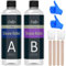 Gomma di Silicone Liquido - 1L per Fabbricazione di Stampi - 1:1 per Stampi in Resina Epossidica Fai Da Te, Mold Creazione Gioielli, Fabbricazione Manuale