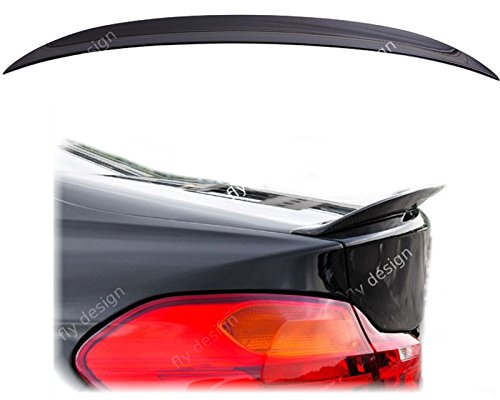 FLY DESIGN 70123 Heckspoiler passend für BMW 4er Gran Coupe 4 Türer (4d) F36, Heckflügel, Spoilerlippe für Auto-Tuning, in P-Still, ABS Kunststoff, Saphirschwarz 475 lackiert