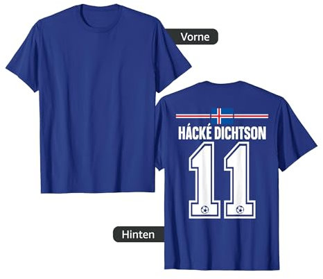 Hacke Dichtson I Island Sauf Trikot - Isländische Namen T-Shirt