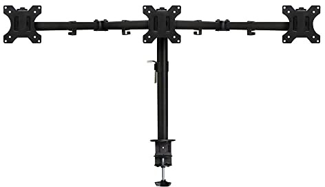 ACT Monitor Halterung SOHO 34, VESA 75/100mm, Höhenverstellbar – AC8303 | Vorkonfektioniert, 4PPoE 100W Unterstützung, 23AWG, B2ca-Klassifizierung, RJ45-Stecker, für Hochrisiko-Umgebungen