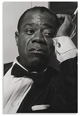 DUCCE Poster Kunstdrucke 60x90cm Louis Armstrong Kein Rahmen