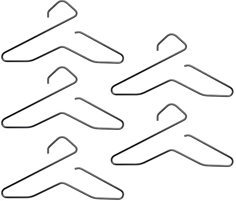 MyWire® Premium Kleiderbügel aus 6mm massiven Draht - Platzsparend, Robust und Stilvoll für Moderne Kleiderschränke - Bis zu 6 kg Tragkraft - Hergestellt in Österreich (TAFFA, 5)