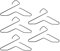 MyWire® Premium Kleiderbügel aus 6mm massiven Draht - Platzsparend, Robust und Stilvoll für Moderne Kleiderschränke - Bis zu 6 kg Tragkraft - Hergestellt in Österreich (TAFFA, 5)