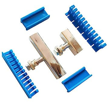 lerwliop Extracteur sans Peinture Alliage Outils de réparation Kit de Retrait de Plaque métallique inversée Marteau Coulissant Colle à la Main Industrielle, Bleu