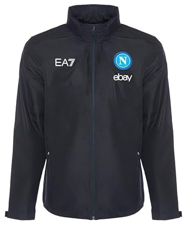 SSC NAPOLI Unisex 23/24 Leichte Winddichte Jacke, Marineblau, XL