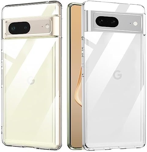 EPAUTO für Google Pixel 8 Hülle Transparent Vergilbungsfrei, Ultradünne TPU Schutzhülle Google Pixel 8 Hülle, Kratzfestigkeit Stoßfeste Haltbarkeit Handyhülle Pixel 8 Case, Diamond Series