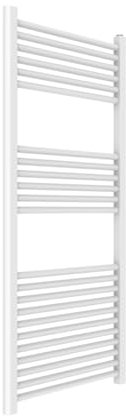 Termoarredo bagno verticale 55x120 acciaio bianco