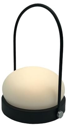 Lumisky Tischleuchte, kabellos, Metallgriff, LED, warmweiß, Höhe 22 cm