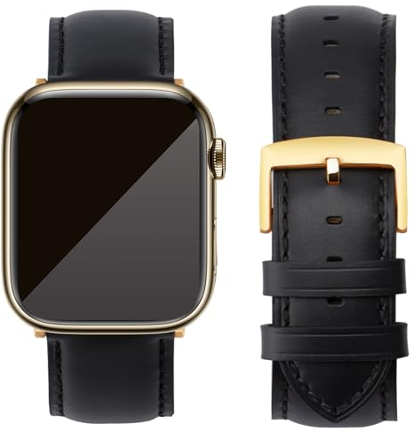 CORROPELLE Uhrenarmband Kompatibel mit Apple Watch Leder Armband 42mm 41mm 40mm 38mm Herren Damen, Hochwertige Echte Leder Uhrenarmbänder Ersatz Armband für iWatch Serie 10 9 8 7 6 5 4 3 2 1 SE2 SE