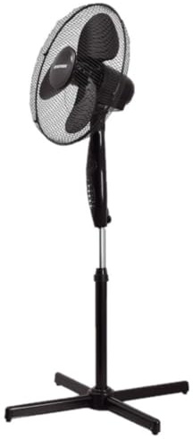 Syntrox Ventilator mit Oszillation Glittera | Standventilator | Bodenventilator, Großer Schwenkbereich, LED-Display, Höhenverstellbar, 50 Watt