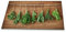 decorwelt Küchenrückwand Spritzschutz aus Glas Wandschutz Herd Spüle Kräuter Holz Braun 90x52 cm Küchenspritzschutz Fliesenschutz Fliesenspiegel Küche Dekoglas