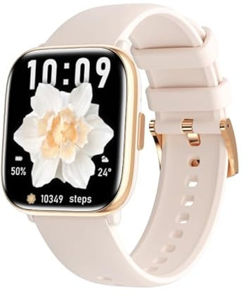 Smartwatch myPhone Watch Pastel Gold/Tea Rose grande batterie de 230 mah, une semaine d'autonomie, appels Bluetooth, grand écran Amoled de 1,75 pouce, robustesse IP67, plusieurs modes sport, applicati