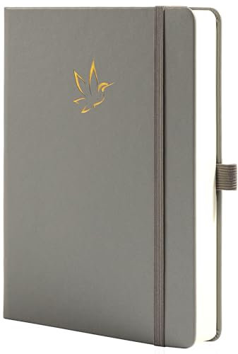 MGGAO Lined Journal Notebook, Journale für das Schreiben, College Wide Lined mit 320 Seiten, Hardcover Notebook für Journaling Schreiben, 100gsm dickes Papier, A5 Größe, Work Business Study