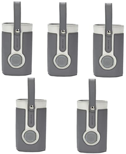 UPKOCH 5St tragbarer Flaschenwärmer Flaschenhalter Reise-Milchwärmer Flaschenwärmer tragbar Getränkewärmerbeutel USB-Milchwärmer Milchwärmer für Babys tragbarer wasserwärmer PU-Leder