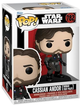 Funko Pop! Star Wars: Andor – Cassian Andor Tie Fighter - 1/6 Quote Für Seltene Chase-Variantease - Vinyl-Sammelfigur - Geschenkidee - Offizielle Handelswaren - Spielzeug Für Kinder und Erwachsene