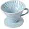MUSISALY Taza Con Filtro De Cerámica Compatible Con Cafetera Sky-color Dripper Para Café De 1 A 4