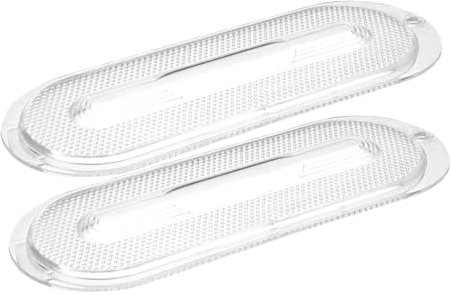 ANDRESLAD 2stücke Lampenschirm Für Dunstabzugshaube Ovaler Lichtschutz Für Effiziente Beleuchtung Küchen Und Restaurants Langlebig Und Beleuchtet