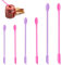 TRKETK 6 Pcs Cosmetic Spatula Mini Silicone Spatula Multifunctional Facial Cream Spoons Jar Scraper Reusable Beauty Spatula for Makeup Narrow Bottle Stirrer Beauty Tool for Cosmetics Kitchen