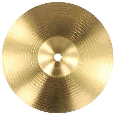 RANRAO Drum Brass Becken, Percussion Splash Crash Hi-Hat für Jazz Drum Becken (20,3 cm)