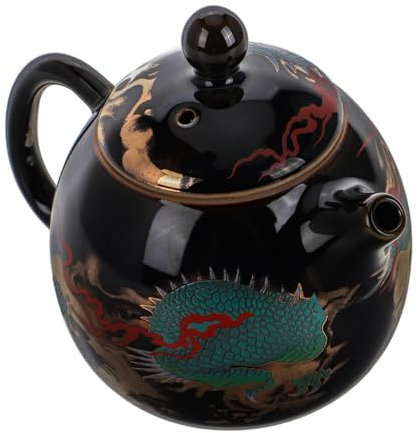 Teiera Vintage in Ceramica, Piccola Teiera Decorativa per Infusi