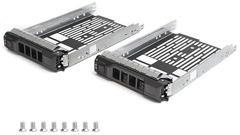 Mtlavishness 2 Pieces Hard Drive Bay For Servers Strong And Durable Metal Construction Suitable For 3.5 Inch Mechanical And Solid State Drives Compatible With Multiple Server