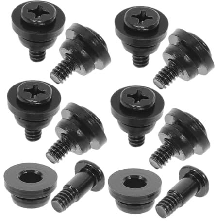 KONTONTY 10 Pièces Lot De Vis De Fixation Pour Disque Dur Et Anti-vibration Fixation Sécurisée Pour Ssd Et Disque Mécanique Accessoires Montage Durables