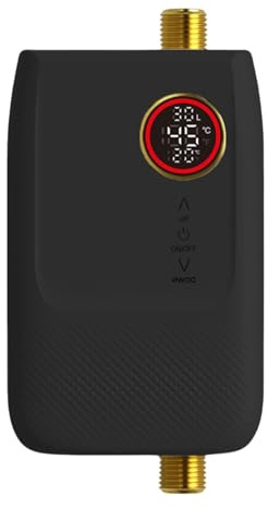 Scaldacqua Istantaneo Elettrico, Mini Scaldacqua Elettrico 5500w 220v, Display LED, Riscaldamento elettrico Con Touch Screen E Telecomando Per RV Cucina Bagno