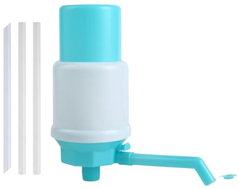Manuelle Wasserpumpe für Flaschen - Handpressspender mit Schutzausstrich | Einstellbares Rohr für Gallonenflaschen | Wasserbrunnen für Camping-, Reisen-, Küchen- und Outdoor -Veranstaltungen