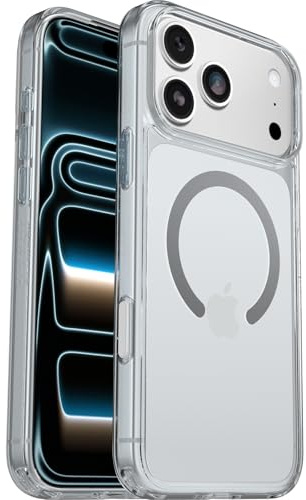 OtterBox Symmetry Clear MagSafe Case for iPhone 17 Pro Max, Clear | Shockproof, Drop-Proof, Protective Thin Case, 3x Tested to Military Standard