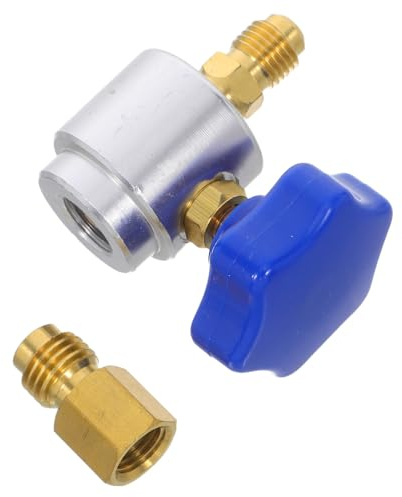 Garneck 134a Accessoire de Charge de Réfrigérant Robinet Auto-obturant pour Bouteille Adaptateur de Recharge pour Climatisation Automobile