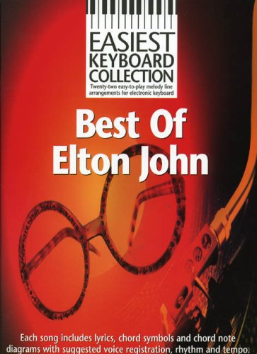 Easiest Keyboard Collection Best of Elton John Lyrics Chords Books