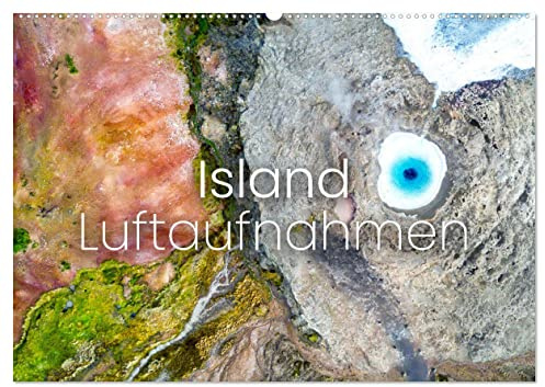 Island Luftaufnahmen (Wandkalender 2026 DIN A2 quer), CALVENDO Monatskalender: Landschaften wie von einer anderen Welt (CALVENDO Natur)