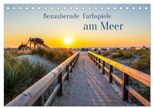 Bezaubernde Farbspiele am Meer (Tischkalender 2026 DIN A5 quer), CALVENDO Monatskalender: Einzigartige Lichtstimmungen an der Nordsee (CALVENDO Natur)
