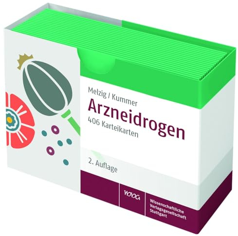 Arzneidrogen: 406 Karteikarten