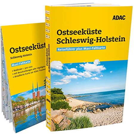 ADAC Reiseführer plus Ostseeküste Schleswig-Holstein: Mit Maxi-Faltkarte und praktischer Spiralbindung