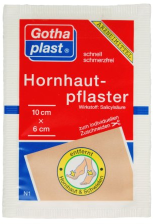 GOTHAPLAST Hornhautpflaster 6x10 cm 1 St
